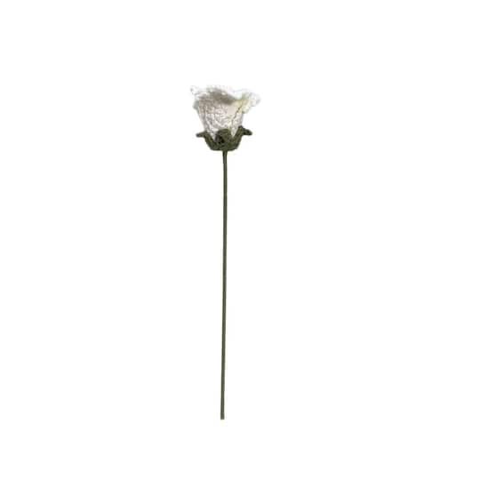 13" Crochet Cream Rose Pick by Ashland®